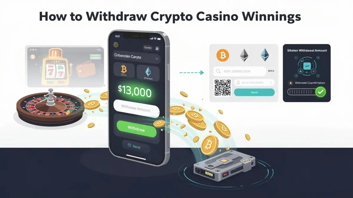 How to Withdraw Crypto Casino Winnings – Step by Step